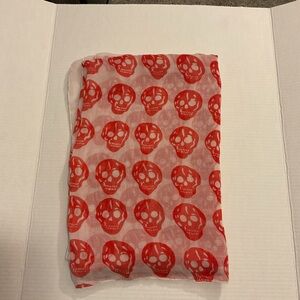 Red Skull Scarf
